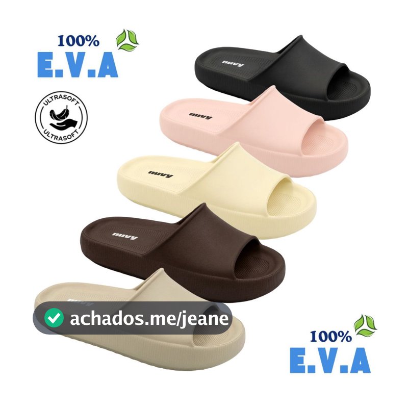 Sandalia Chinelo Feminino Nuvem Nuvy Macio Slide Leve Esporão