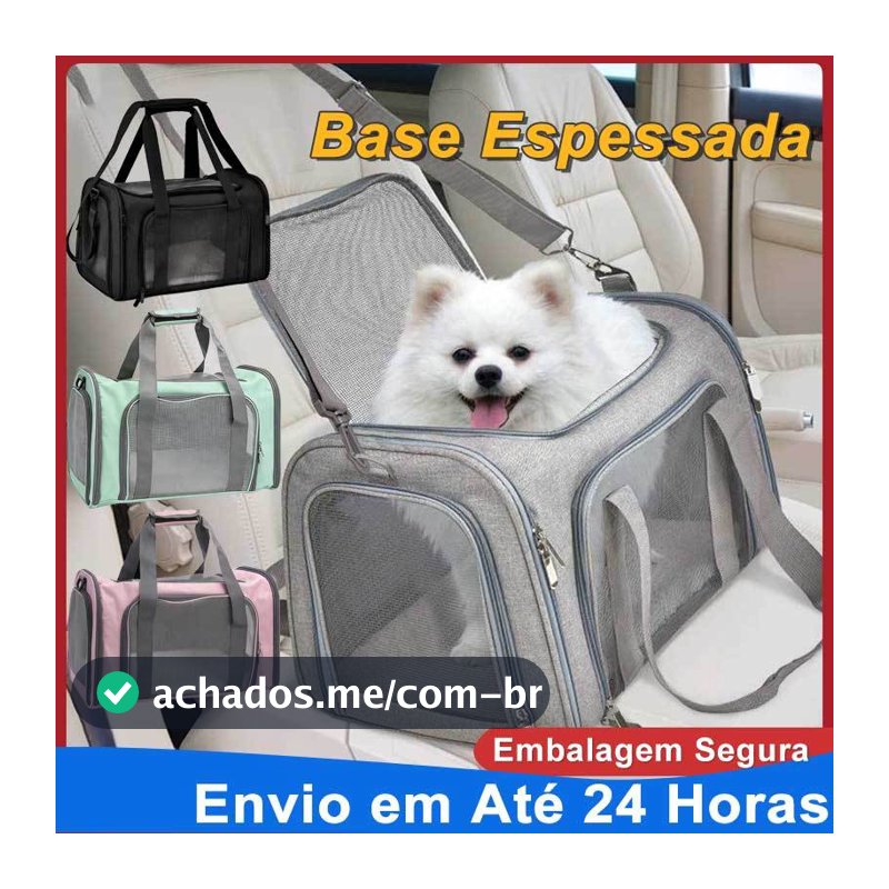 Bolsa Transporte Cães E Gatos Mochila Avião Viagem Mala Alta qualidade  Transporte Pet