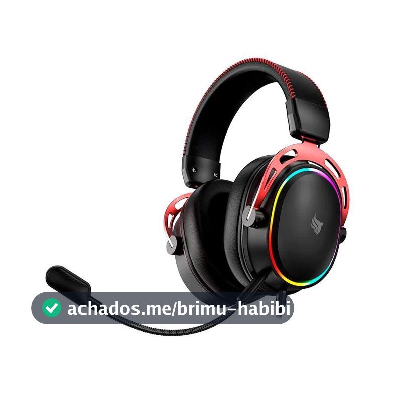 Headset Gamer Pichau Vega Pro 7.1, Drivers 50mm, Preto, PCH-VGAP-BL01