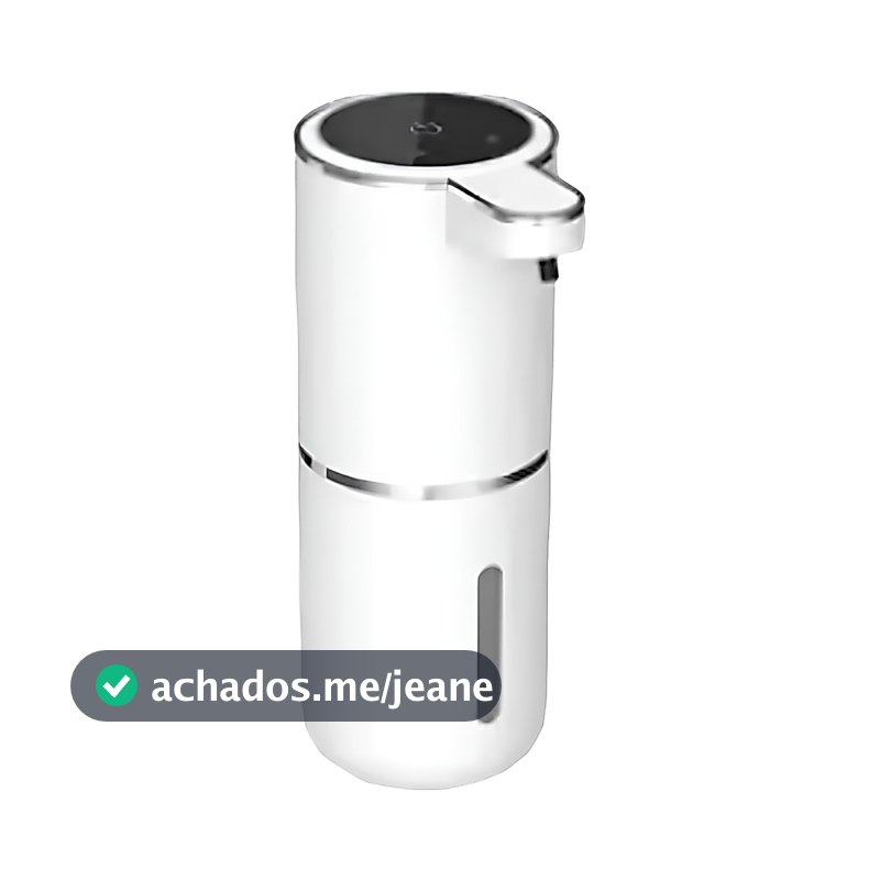 Dispenser Automático de Sabão 380ml Recarregável USB com Sensor Saboneteira Elétrica Sem Toque
