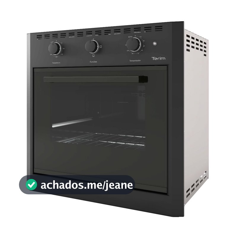 Forno Elétrico de Embutir 60 Litros Terim Black E60