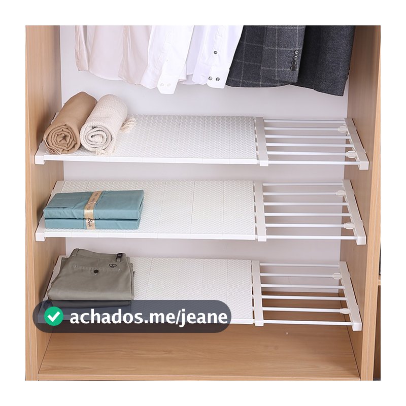Divisória em camadas para guarda-roupa, colcha para roupas, sem pregos, placa retrátil em camadas, sapatos para quarto