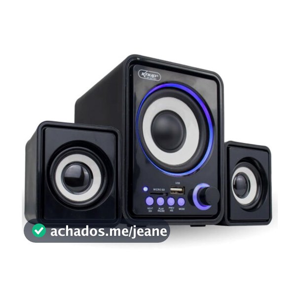 Caixa De Som Subwoofer 2.1 Bluetooth Usb Sd P2 Pc Celular Tv