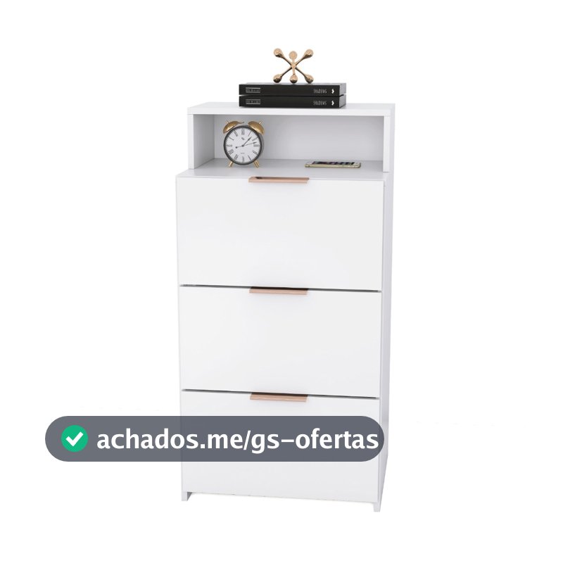 Mesa De Cabeceira Aparador Escritório Multiuso Com Prateleira