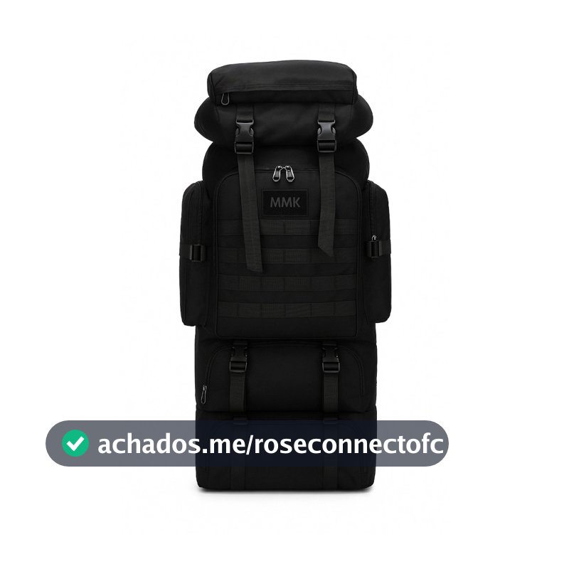 Mochila De Camping Tatica 80 Litros Trilha Militar Reforco nas Alcas Cargueira Impermeável