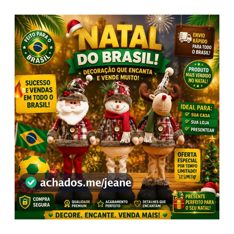 [Entrega Rápida]3PCS Conjunto Grande De Enfeites De Natal / Papai Noel / Boneco De Neve / Alce Para Decoração De Casa /