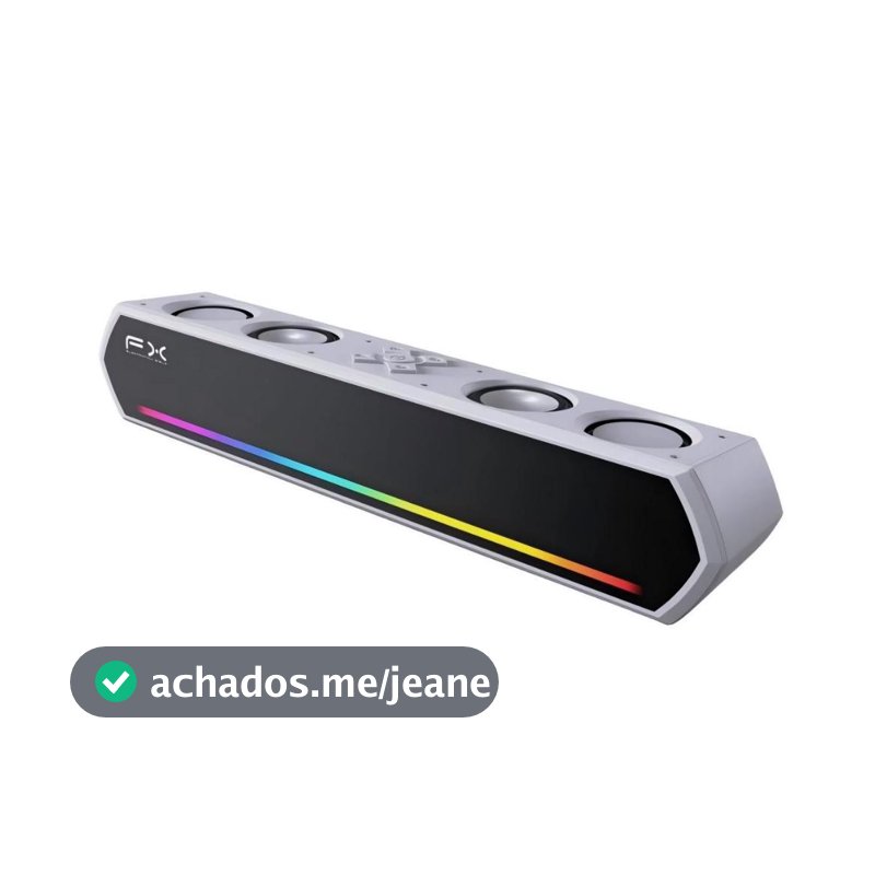 Caixa de Som Bluetooth Potente Com 4 Alto Falantes 30W Soundbar PC Notebook TV