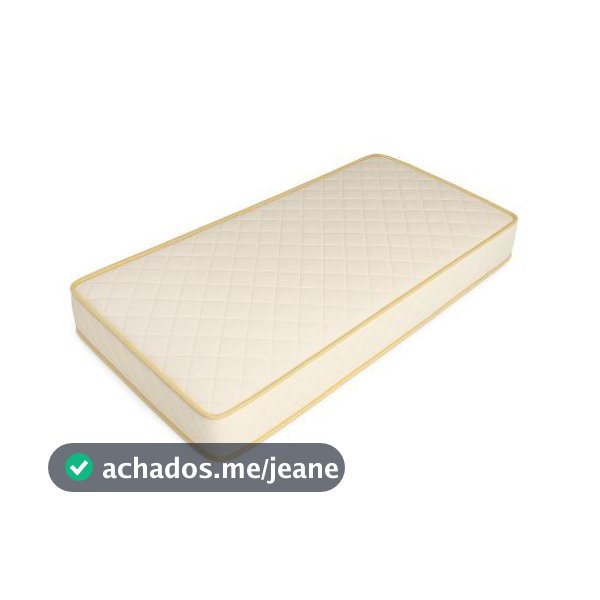 Colchão de Chiqueirinho infantil Baby Conforto D23 100x70x10 Berço de Bebe Confortavel Recem Nascido