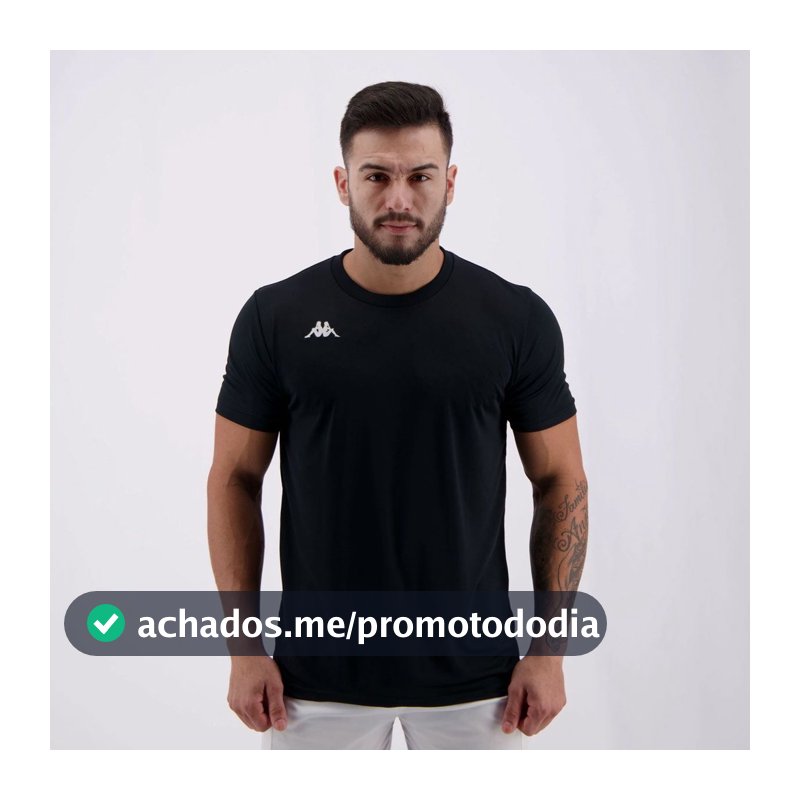 Camisa Kappa Modena Preta