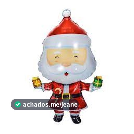 Balão Metalizado 90Cm Natal REF: 1580-PAG