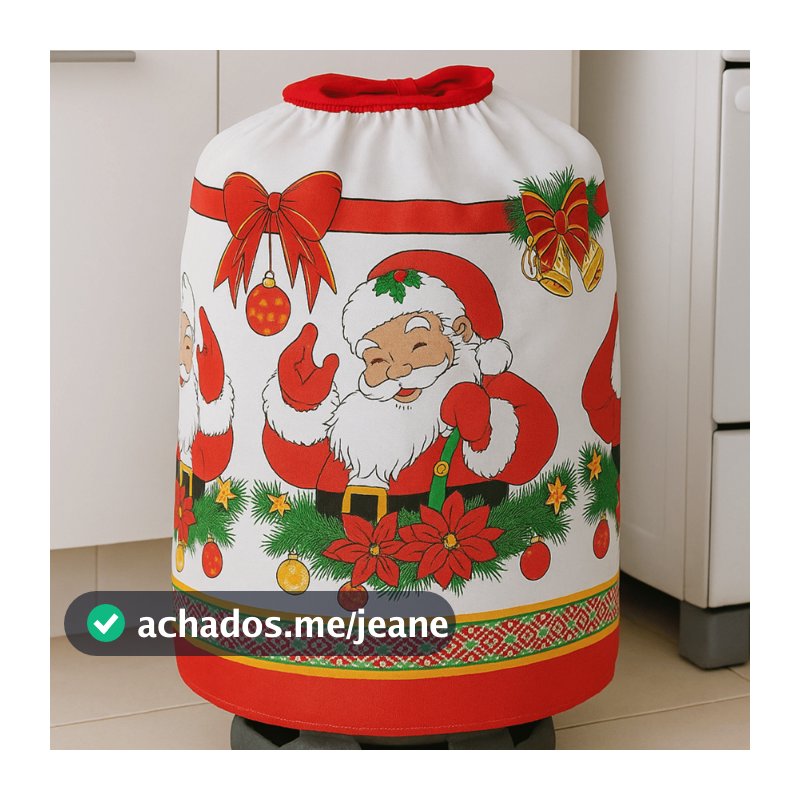 Capa para Botijão de Gás de Natal – Estampada e Decorativa
