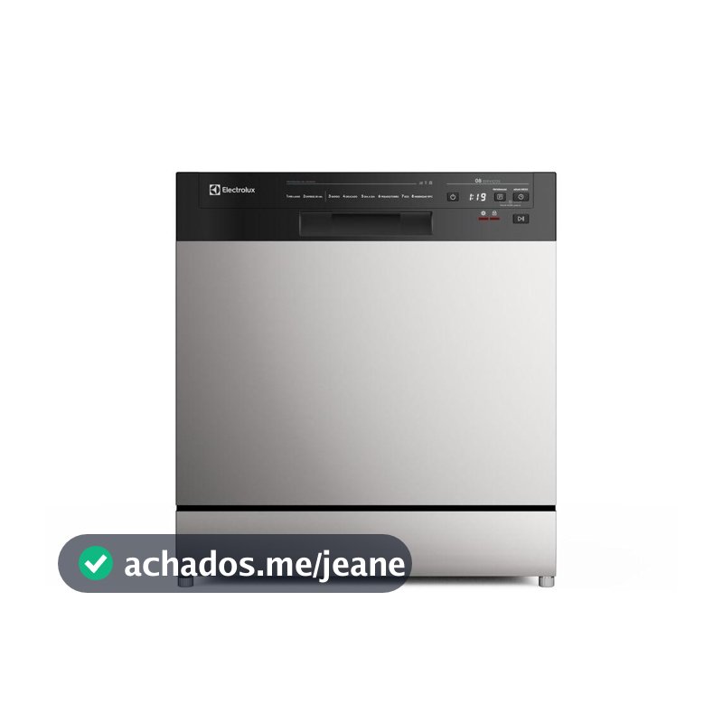 Lava-Louça Electrolux 8 Serviços Inox com Programa Lava & Seca 50 min (LS08E)
