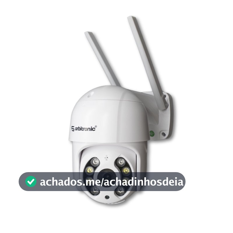 Câmera Externa Segurança Ip Infravermelho Wifi Hd Orbitronic