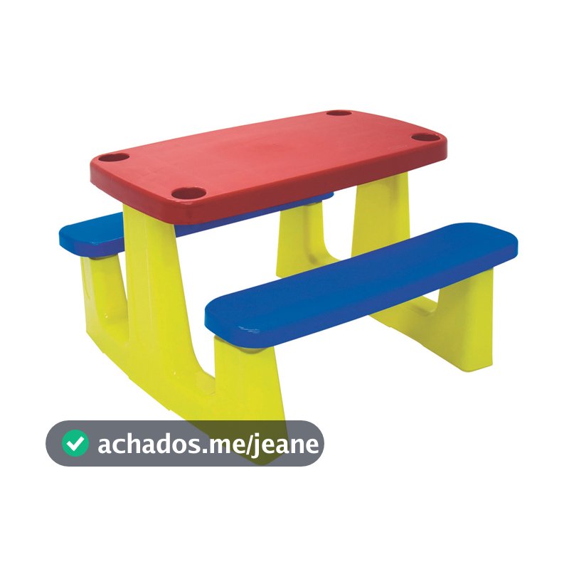 Mesa Infantil para Pic-nic e escolar colorida - 92360000 - Tramontina