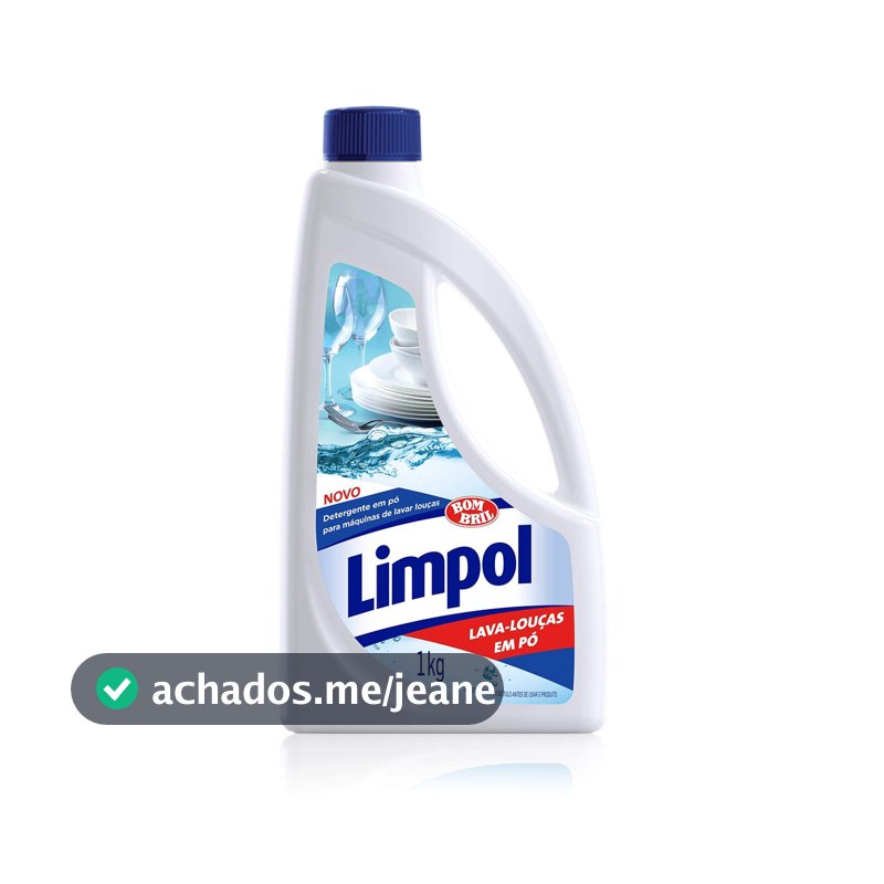 Lava-Louças em Pó Limpol para Máquinas de Lavar 1kg