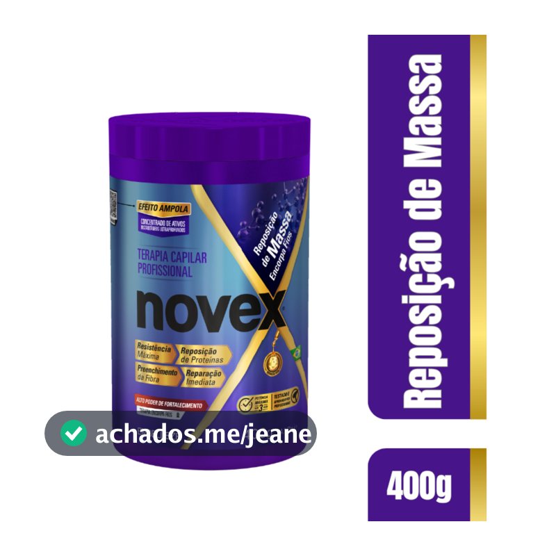 Creme de Tratamento Novex Reposição de Massa 400g