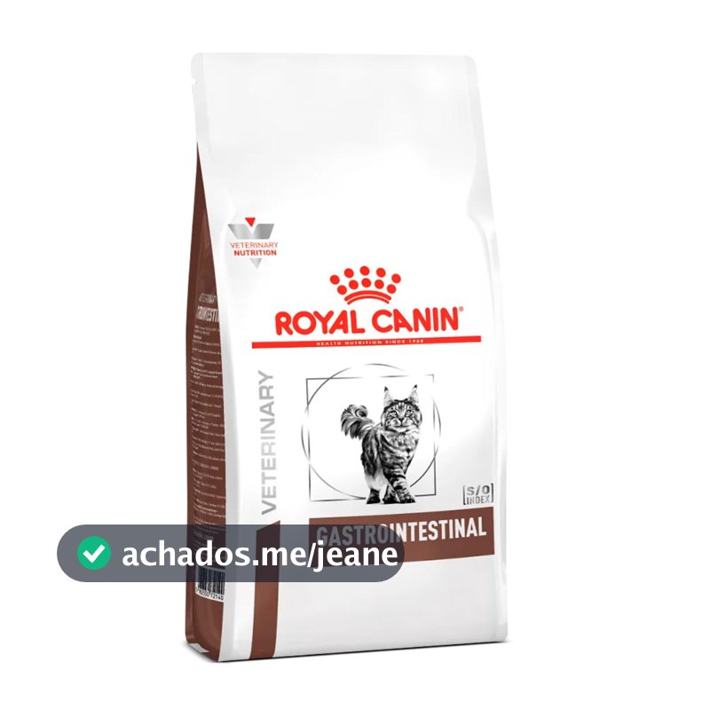 Ração Royal Canin Veterinary Gastro Intestinal Para Gatos Adultos 1,5Kg