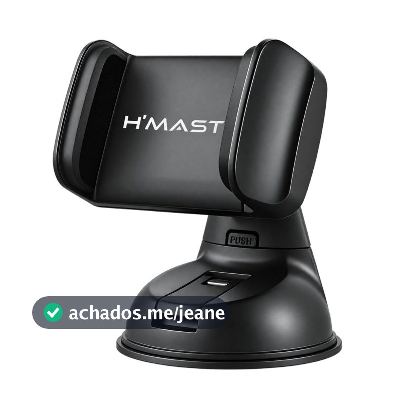Suporte Celular Veicular Carro Trava Ventosa Painel Vidro Hmaston