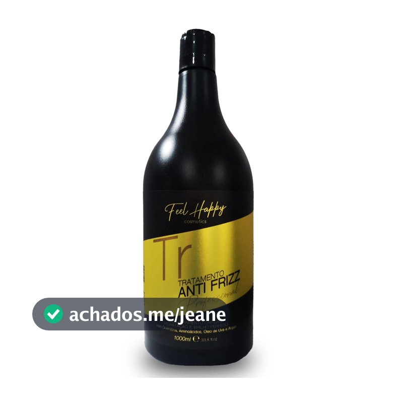Escova Progressiva Anti Frizz 1000ml Feel Happy