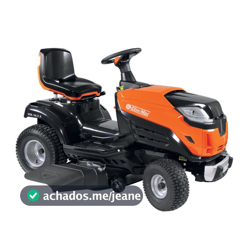 Trator Cortador de Grama Dirigivel a Gasolina 7,5L 14,5HP OM 99 L/14.5 K  7,5L Oleo Mac