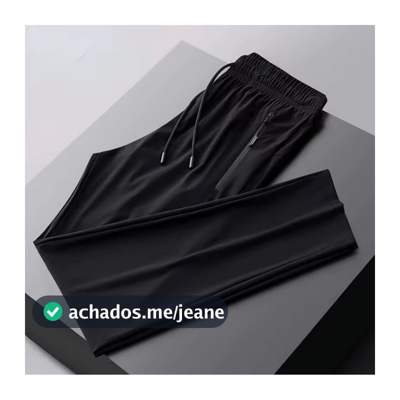 Calça Jogger Dry Fit Tecido Gelado Furadinho Leve Praticar Esportes