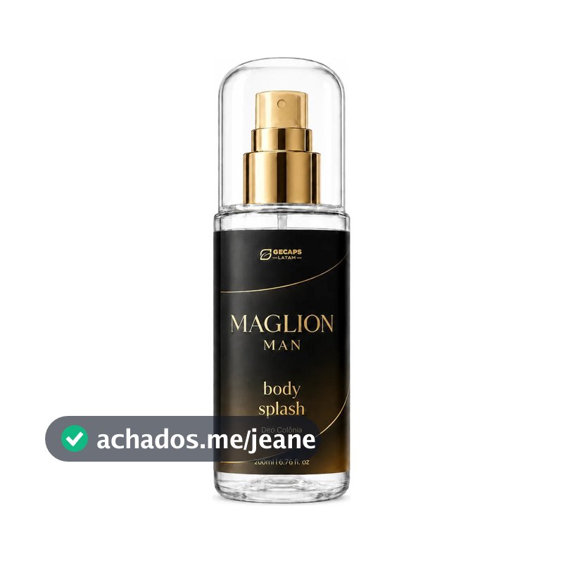Body Splash Masculino Maglion Man 200 Ml By Gecaps Latam