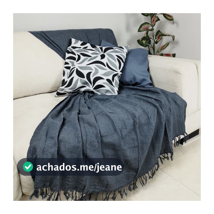 Manta Para Sofá 210cm x 120cm Decorativa E Protetora 100% Algodão | Capa para Colchão   | SUV