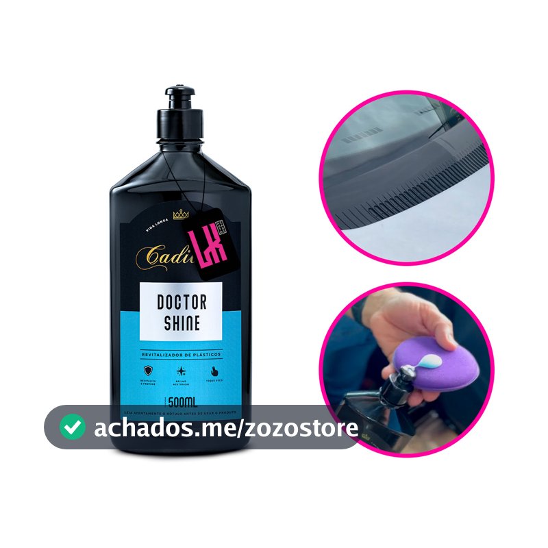 DOCTOR SHINE REVITALIZADOR PLASTICOS 500 ML CADILLAC