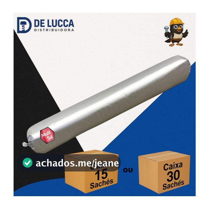 Caixa PU40 Sache Multsil Selante Construção Cola Adesivo Profissional Poliuretano 800g
