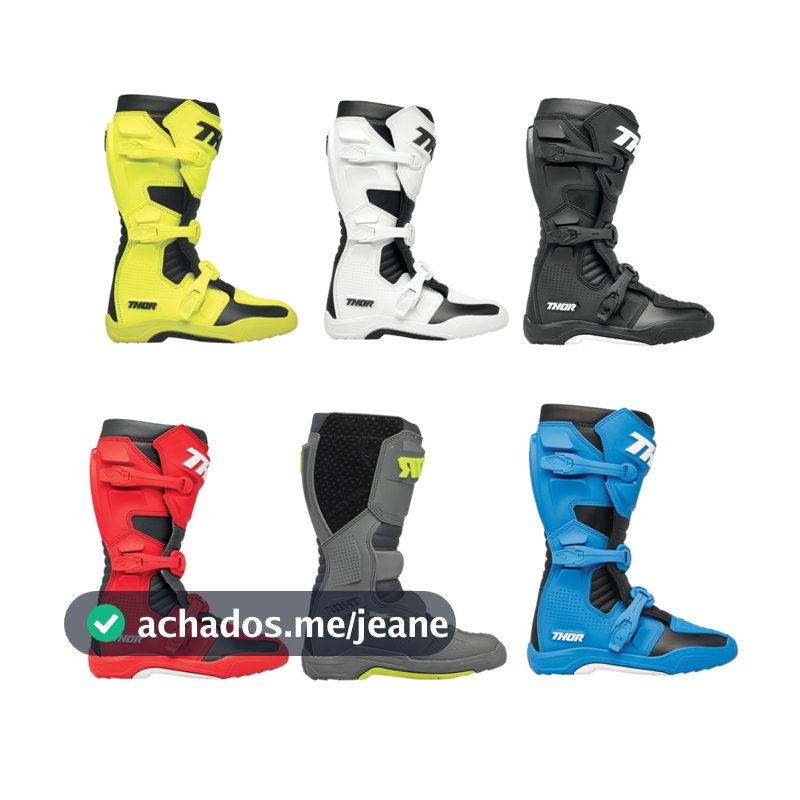 Bota Motocross Thor Blitz Xr Off-Road Trilha