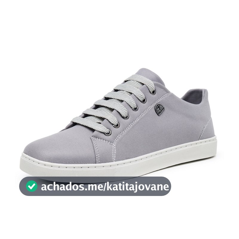 Tênis Cinza Casual Polo Fran Masculino Básico Leve Sapatênis London