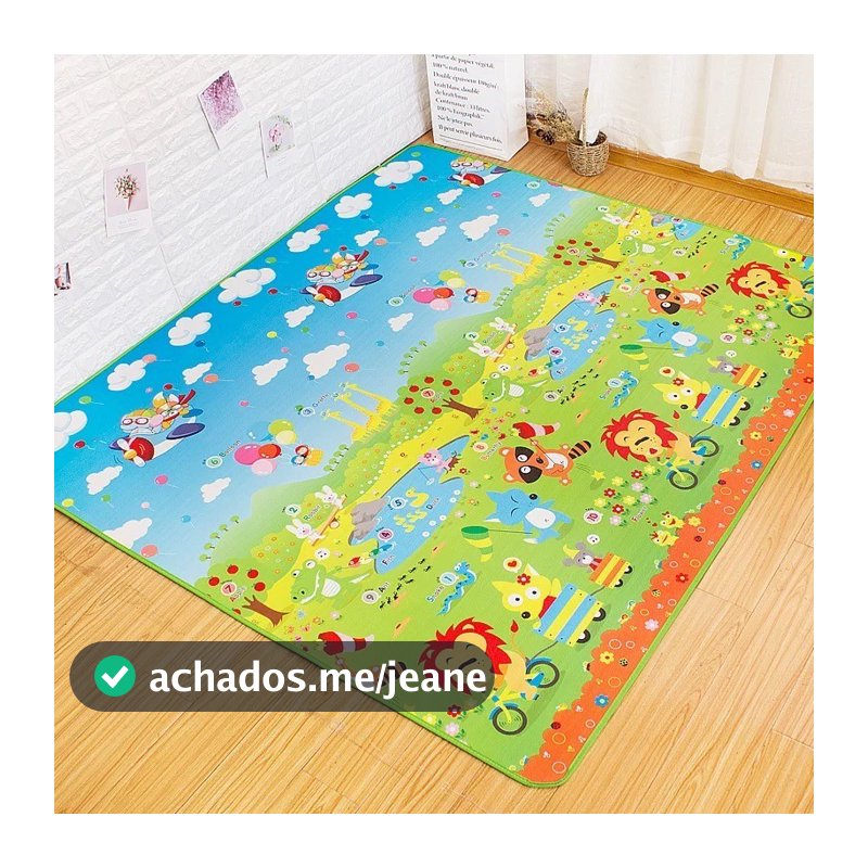 Tapete Termico Infantil Bebe Estampas Atividades Educativo Tapetinho Lavável Impermeavel