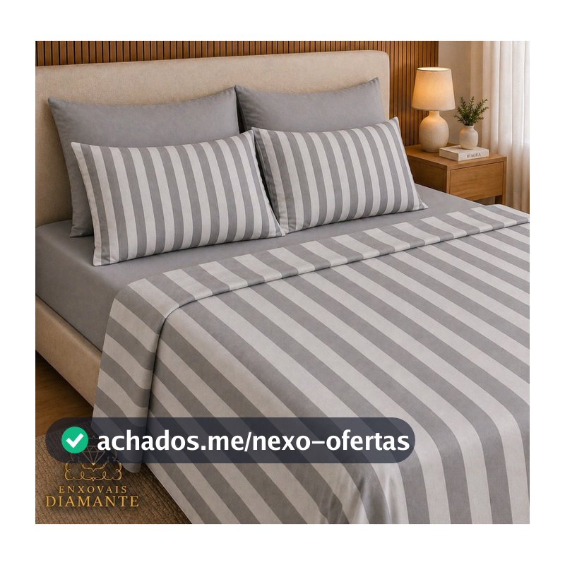 Jogo de Cama Casal Queen Size 6 Peças Hyper-Percal 400 Fios Toque Suave e Macio – Qualidade Premium