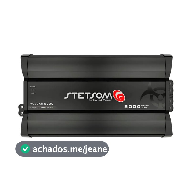 Modulo Amplificador Stetsom Vulcan 8000 1 Ohm 1 Canal 8000w