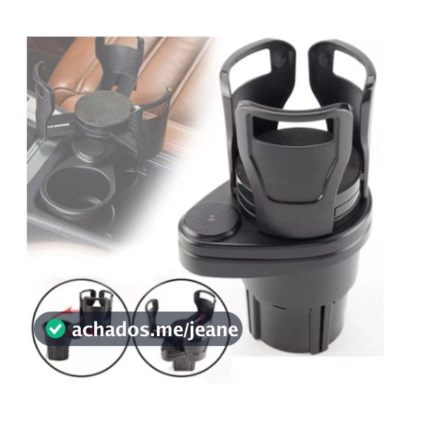 Suporte De Copo Com Rotação De 360 Graus Para Carro Caminhão Com Suporte Duplo Para Garrafa