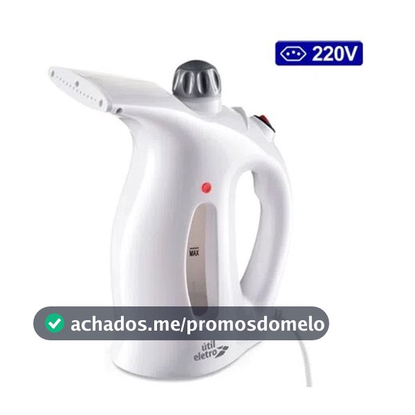 Passadeira Elétrica 220v a Vapor Útil Eletro, Compacta Portátil Branca - Promoção