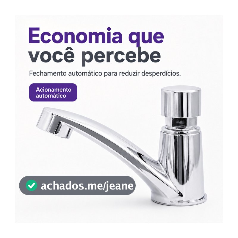 Torneira Lavatorio Banheiro Automatica Pressmatic Abs