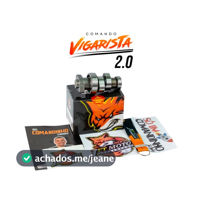 COMANDO PREPARADO VIGARISTA 2.0 CG BROS 160 E XRE 190 JET MOTOS