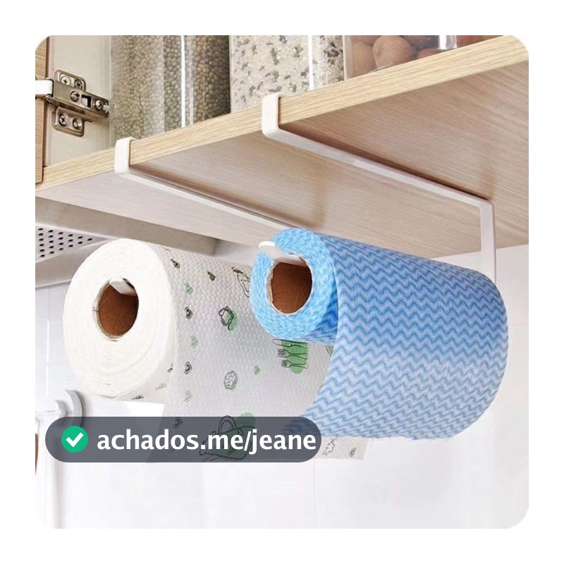Porta Papel Toalha Suporte em Inox Para Encaixe Cozinha