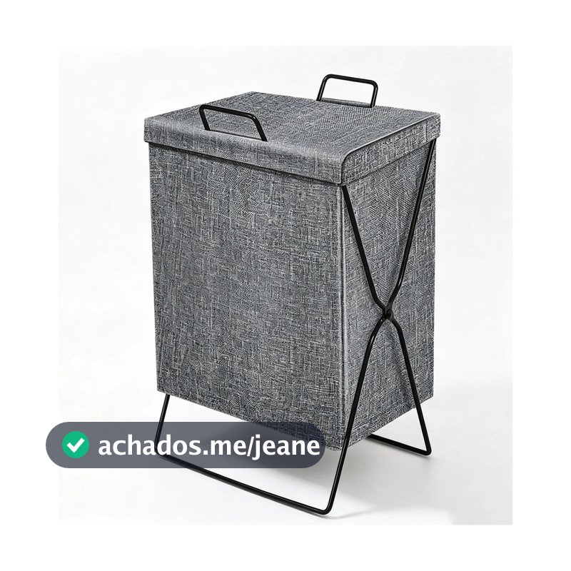 Cesto De Roupa Suja Dobrável Grande Roupa Suja Cor Lisa