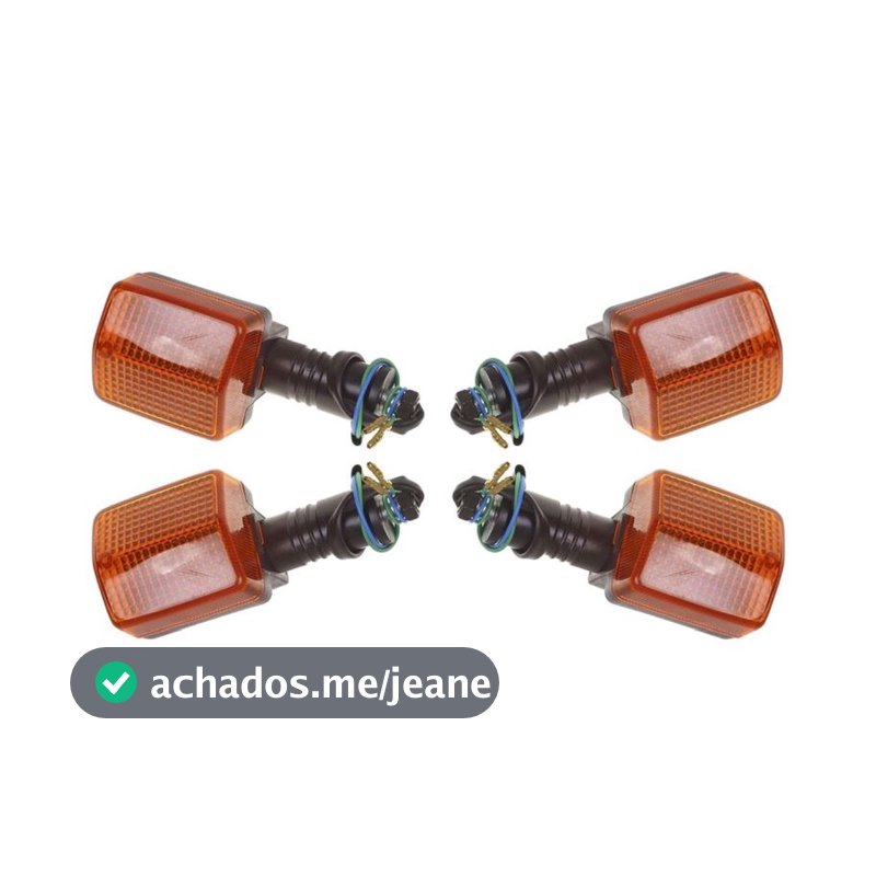 Kit 4 Pisca Seta de Moto Honda CBX / Strada /  XLX 350 Pro Tork Dianteiro ou Traseiro