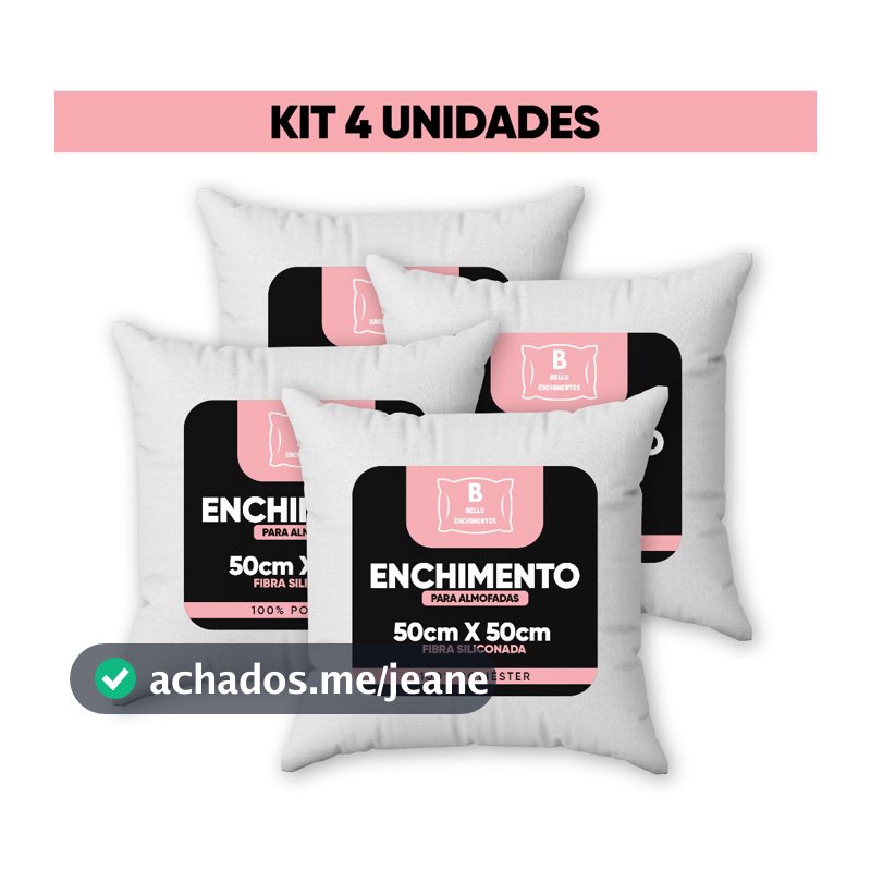 KIT 4 ENCHIMENTOS REFIL 50X50 SILICONE