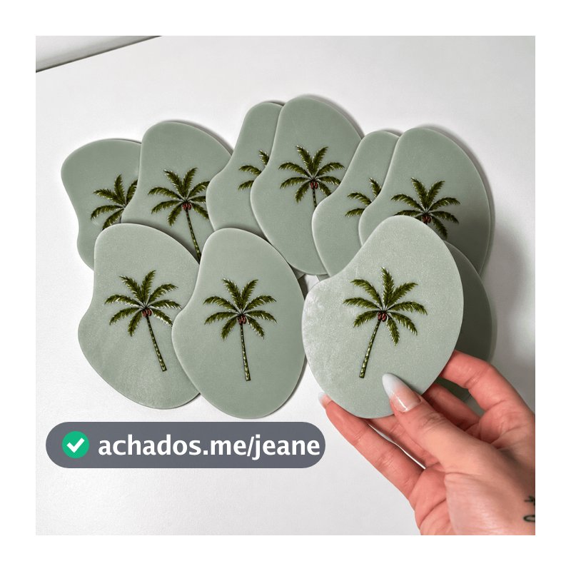 Espelho de bolsa KIT COM 100 mini ORGÂNICO CLASSIC personalizado acrílico cliente mimo beleza