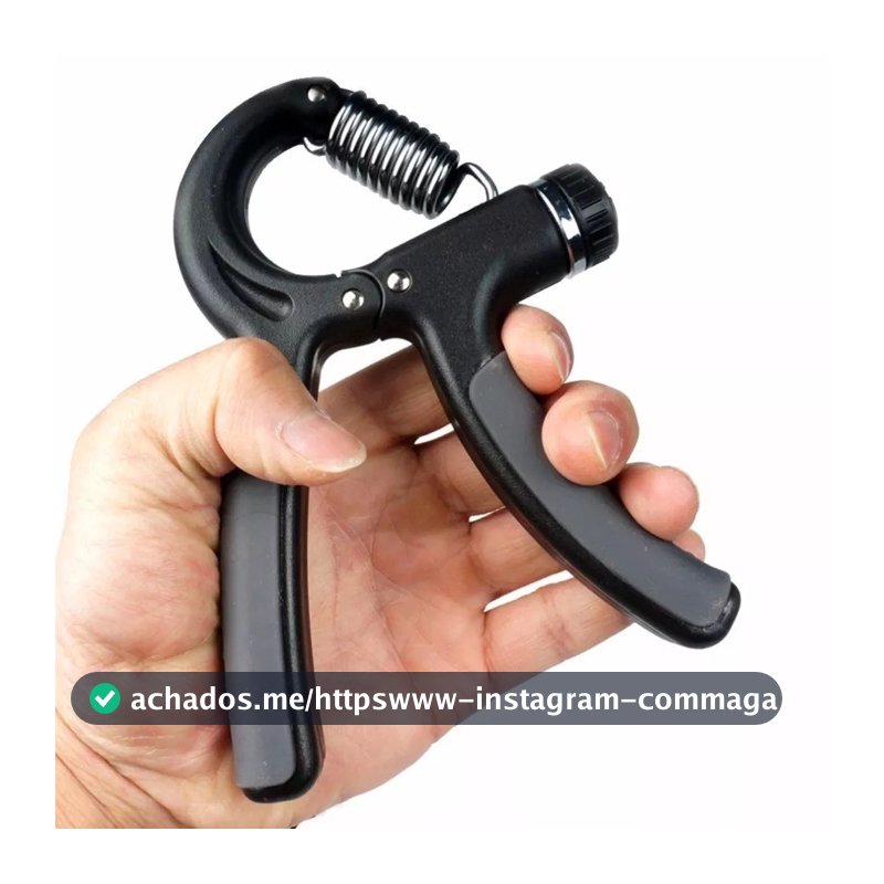 Hand Grip C/ Mola Ajustável De Força 5 A 60 Kg Fisioterapia