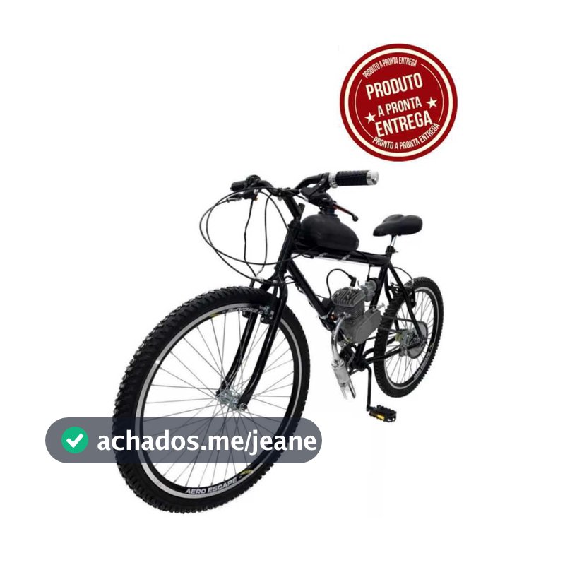 BIKE 80cc BICICLETA MOTORIZADA 4,6HPS ARO26 COMPLETA muito forte