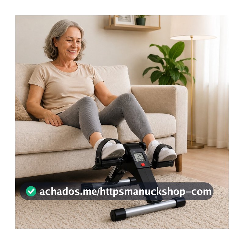 Mini Bike Ergometrica Cicloergometro Pedalinho Perna Braço Fisioterapia Monitor Lcd Idoso