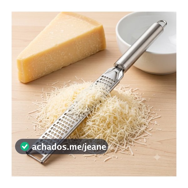 Ralador Culinaria Extra Fino Ralador Inox 30x2,5 cm Cabo em Inox Profissional