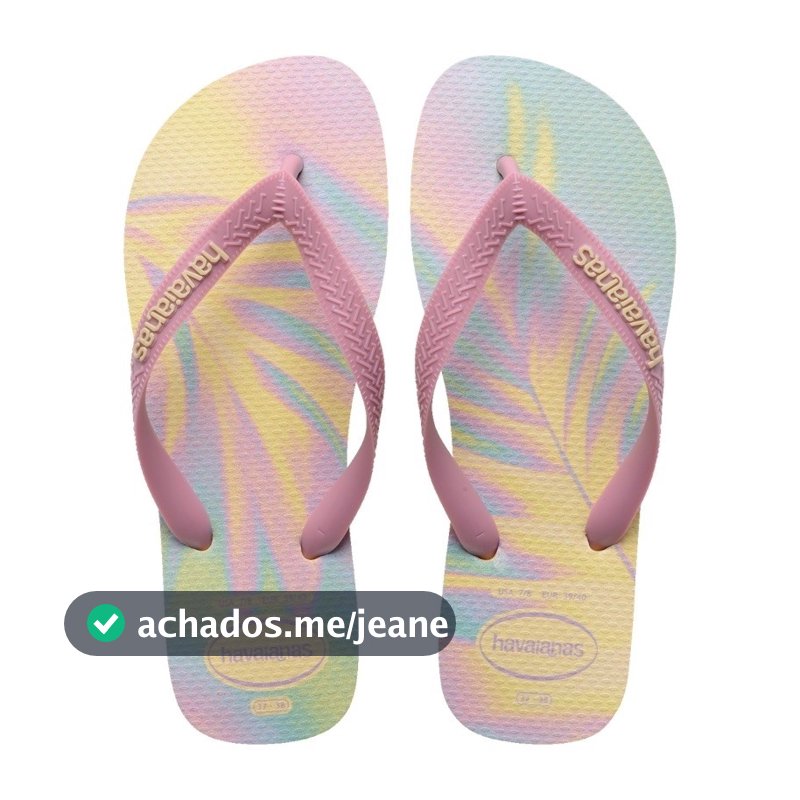 Chinelo Havaianas Top Fashion Tiras Largas Original