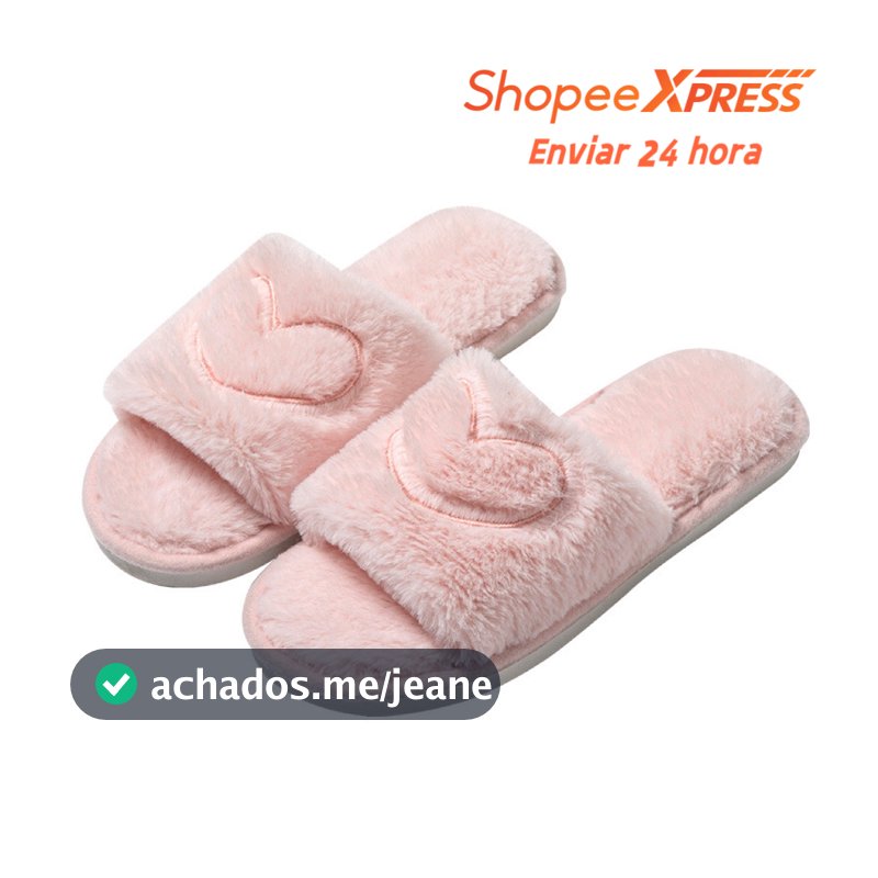 Pantufa Aberta Luxo Feminina – Modelo de Inverno e Verão Macio, Quentinho, Confortável e Antiderrapante