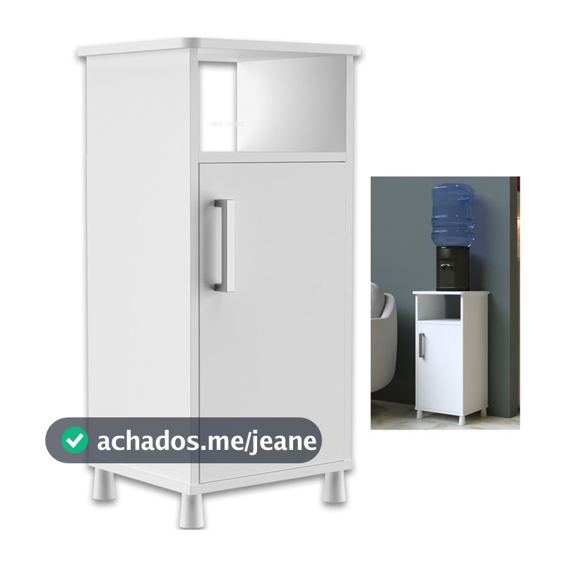 Armário Multiuso Para Filtro De Água Com Porta Galão